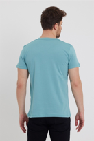 Erkek Çağla Slim Fit Bisiklet Yaka Kısa Kollu Pamuklu Tişört - Ça