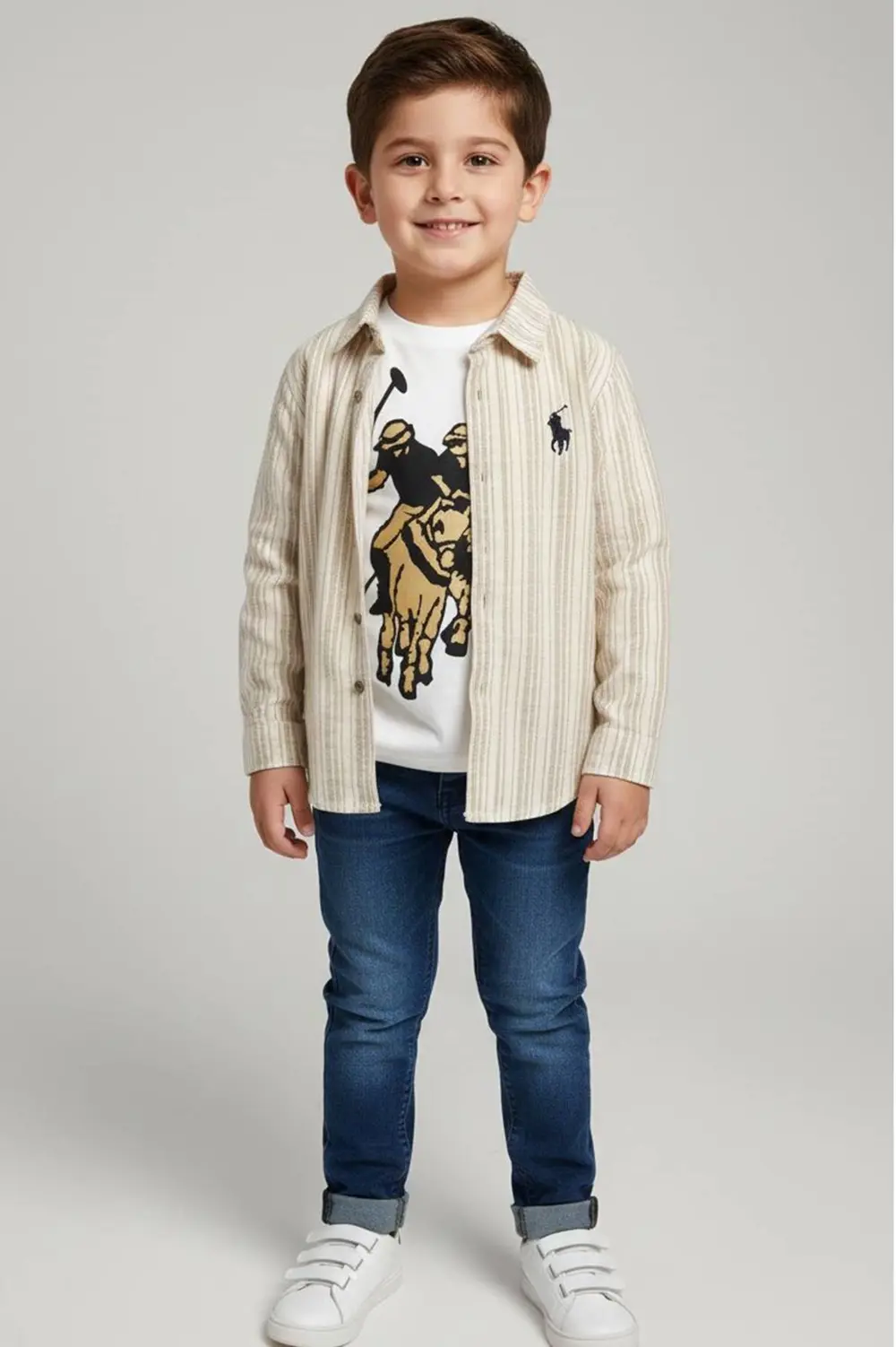 Erkek Çocuk 1-9 Yaş Ceket  Badi Ve Pantolon Takımı