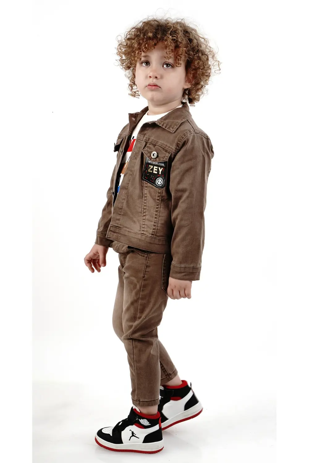 Erkek çocuk 2-9 yaş ceket  badi ve pantolon takımı