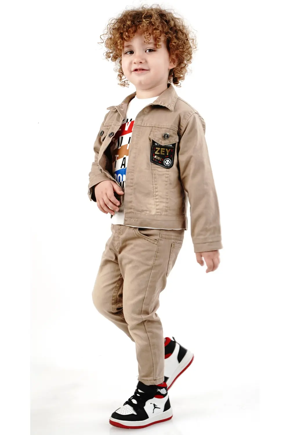 Erkek çocuk 2-9 yaş ceket  badi ve pantolon takımı