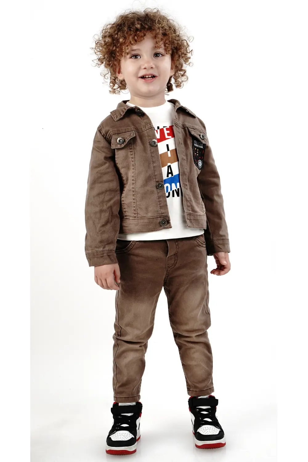 Erkek çocuk 2-9 yaş ceket  badi ve pantolon takımı