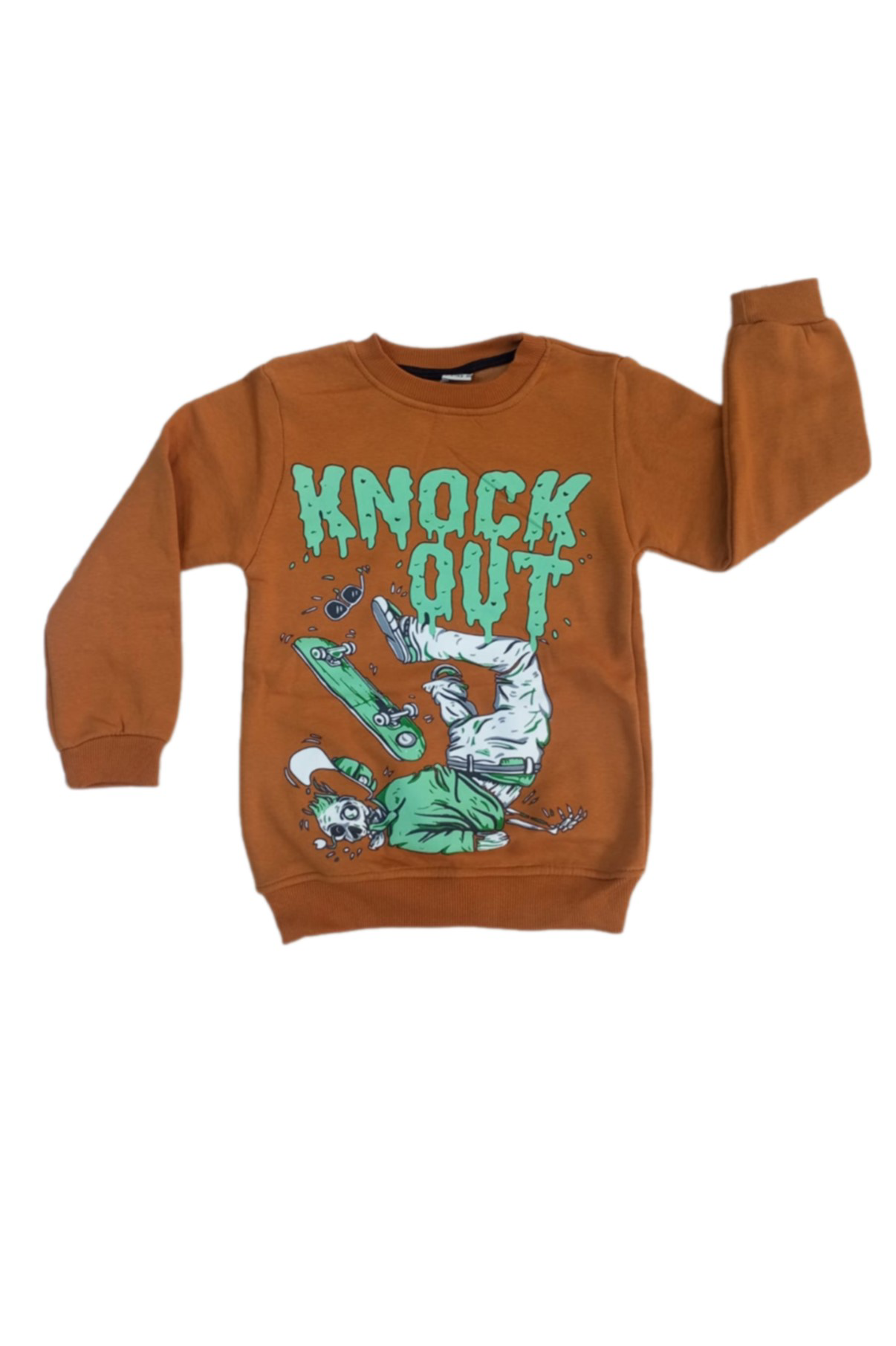 Erkek Çocuk 3 İp Baskılı 8/11 Yaş Eşofman Takım