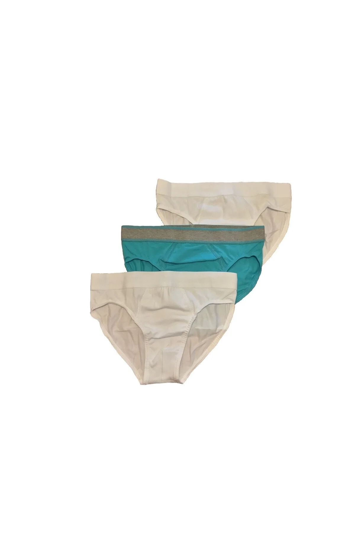 Erkek Çocuk Beyaz Pamuk 3'lü Paket Slip Erkek Çocuk Beyaz Pamuk 3'lü Paket Slip