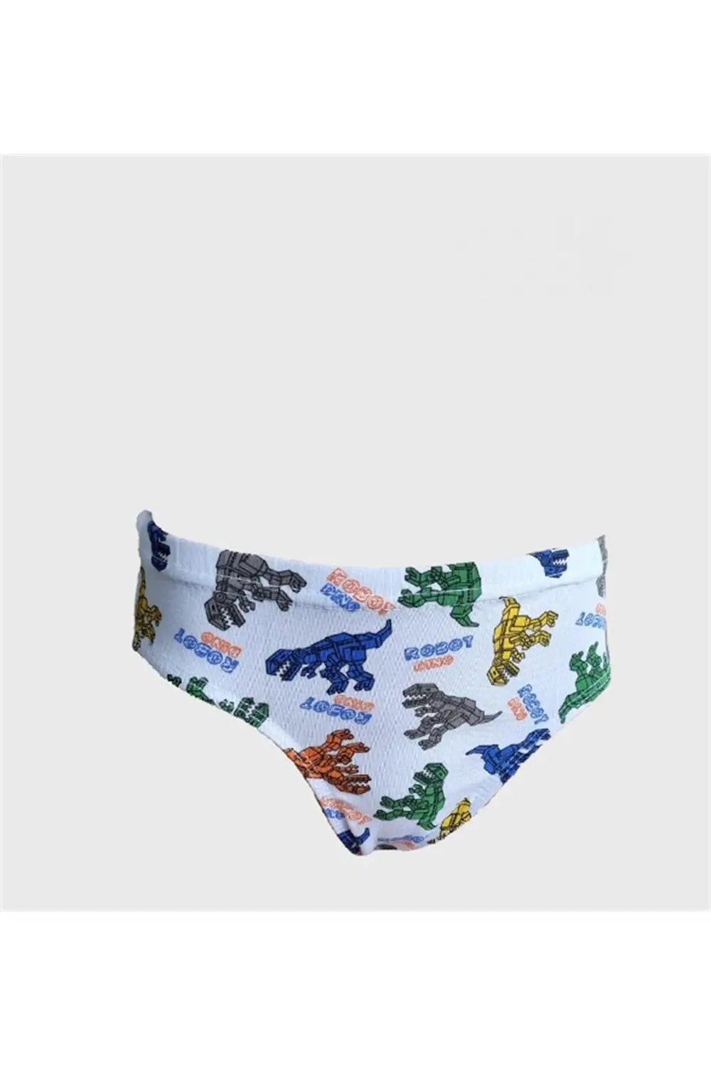 Erkek Çocuk Baskılı Likralı Slip Külot 12 Adet - 1018