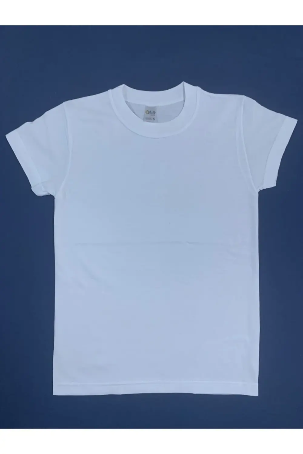 Erkek Çocuk Beyaz O Yaka Süprem Fanila