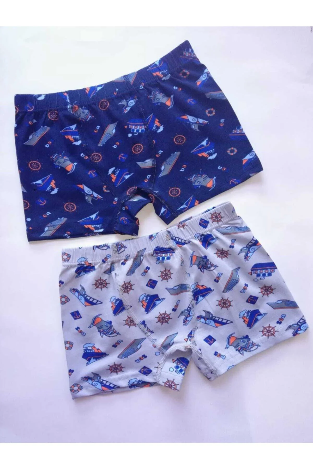 Erkek Çocuk Desenli Boxer 12 Adet - 1013