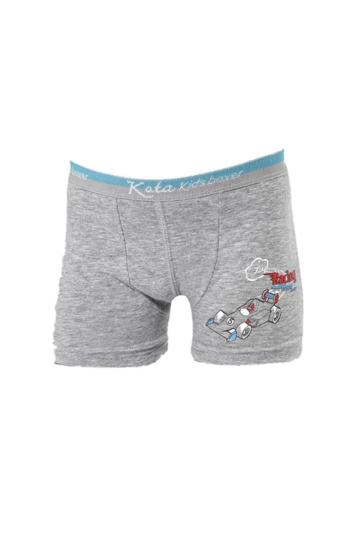Erkek Çocuk Gri Baskılı Likralı Boxer 12 Adet 1005 Erkek Çocuk Gri Baskılı Likralı Boxer 12 Adet 1005
