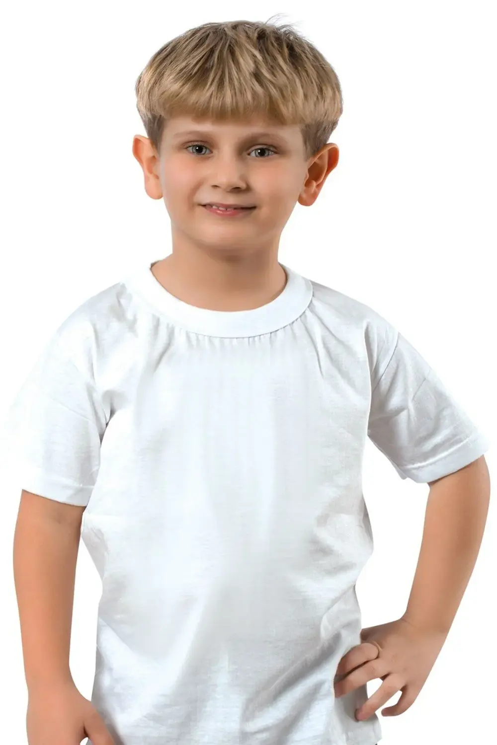 Erkek Çocuk Kapalı Yaka Pamuk Fanila 2102 (1 ADET)
