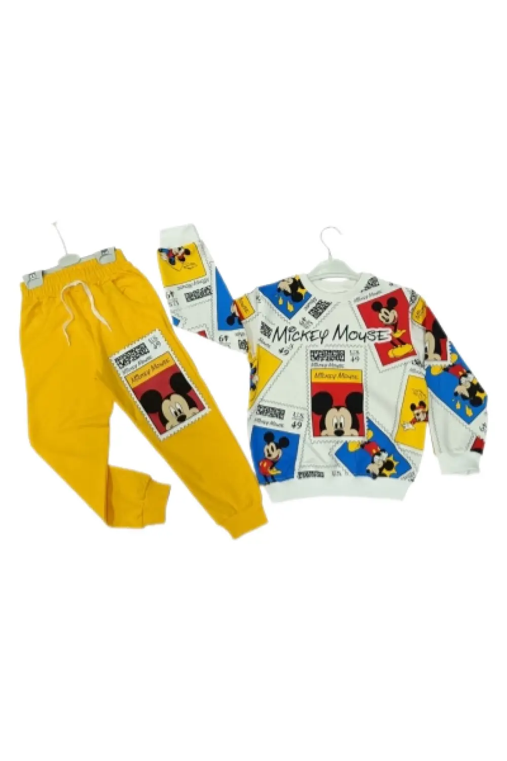 Erkek Çocuk Karekter Baskılı   2 İp 3/7 Yaş  Eşofman Takımı