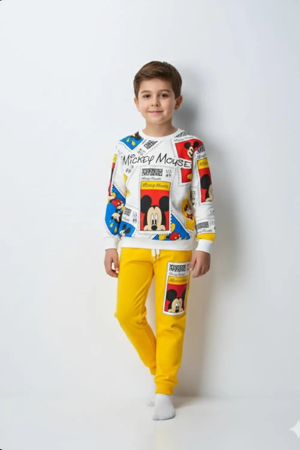 Erkek Çocuk Karekter Baskılı   2 İp 3/7 Yaş  Eşofman Takımı