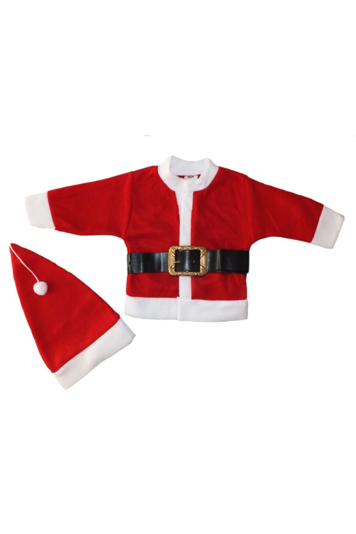 Erkek Çocuk Kırmızı Noel Baba Kostümü