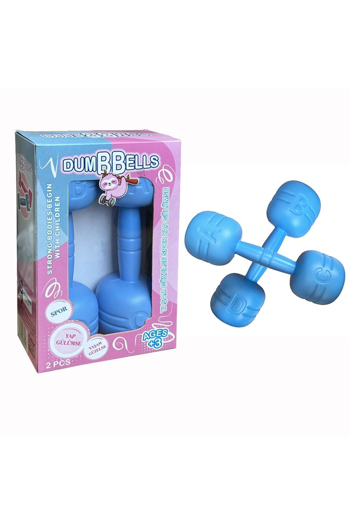 Adg Sports Erkek Çocuk Mavi Dambil Spor Egzersiz Aleti