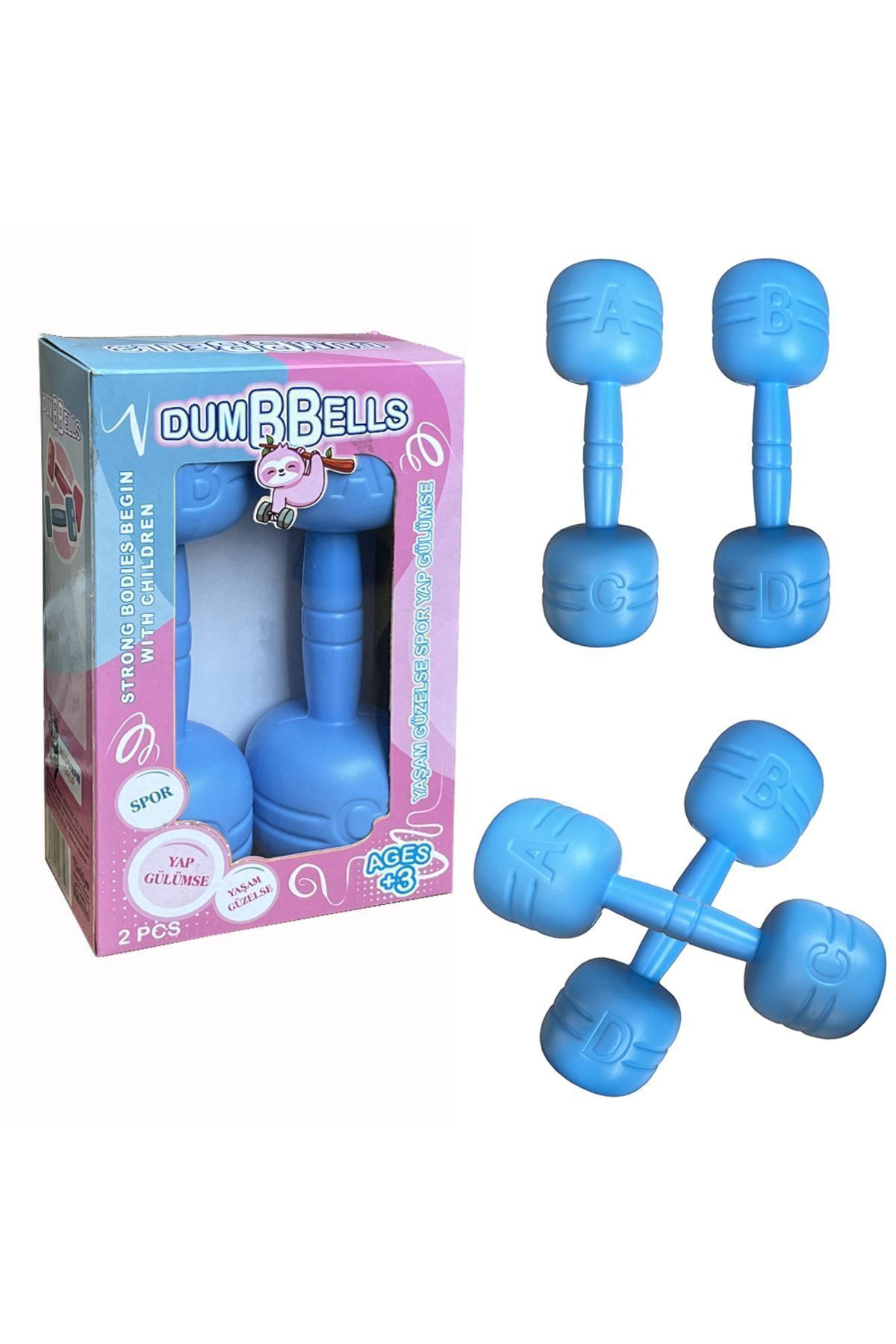 Adg Sports Erkek Çocuk Mavi Dambil Spor Egzersiz Aleti