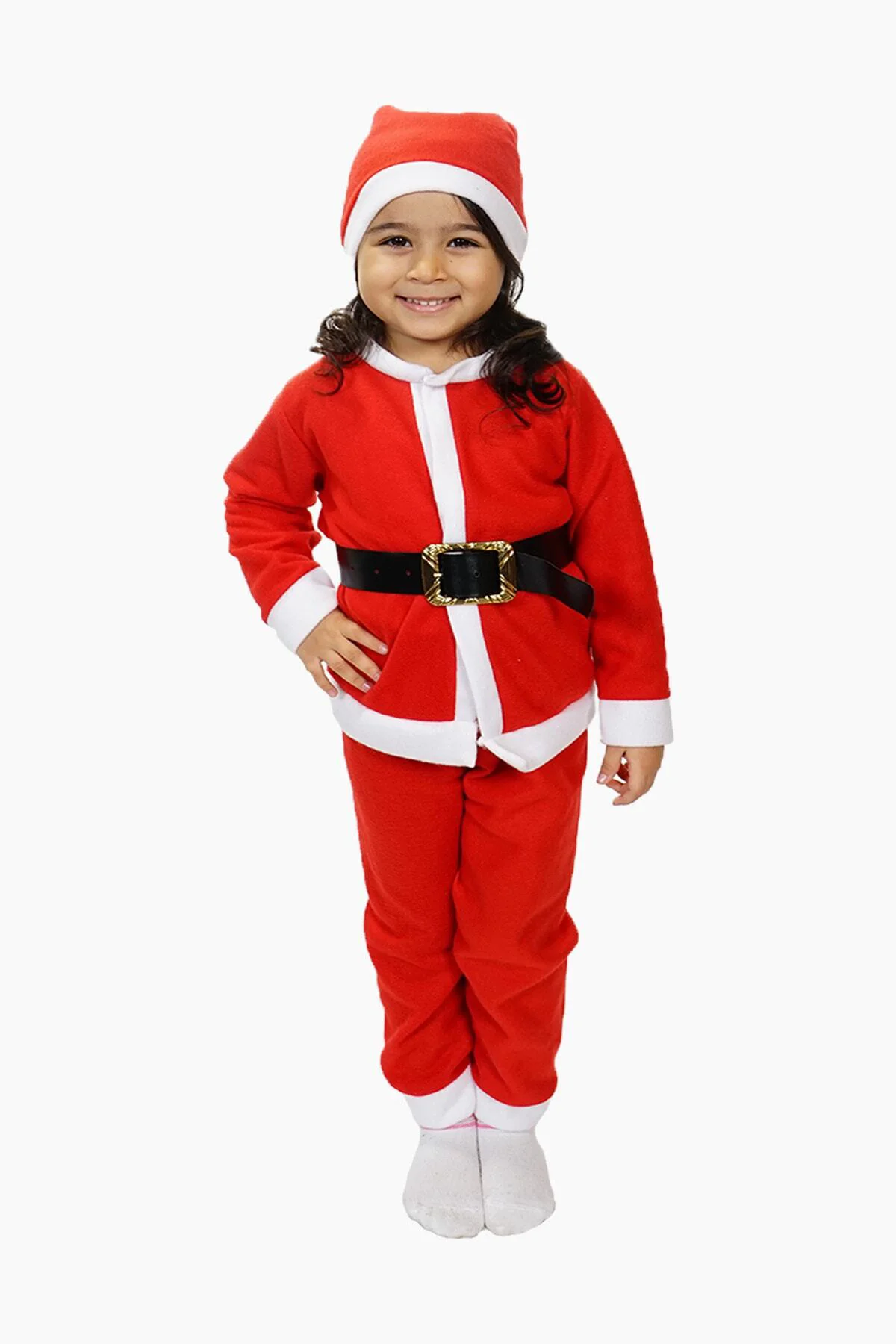 Erkek Çocuk Noel Kostümü Yılbaşı Kostümü Noelbaba
