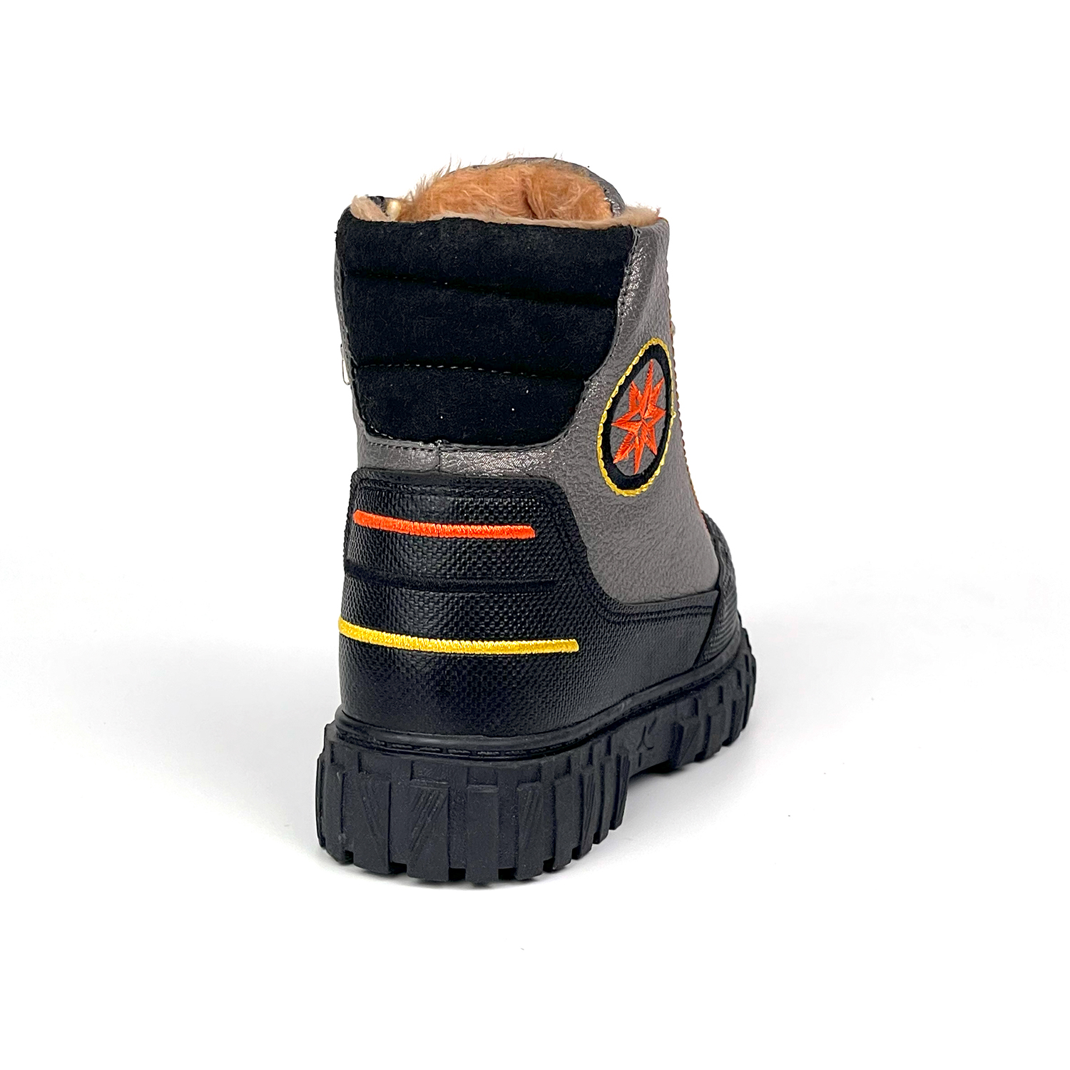 Kajila Erkek Çocuk Platin Siyah İçi Kürklü Termo Taban Suya Soğuğa Dayan