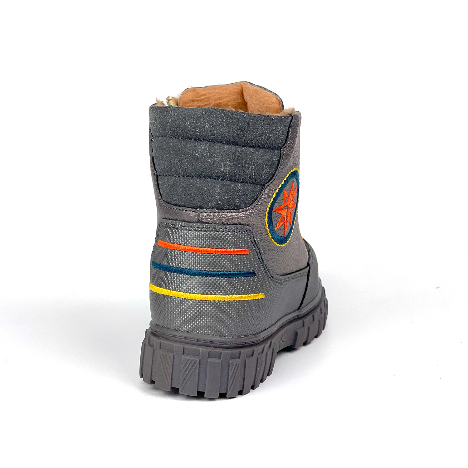 Kajila Erkek Çocuk Platin Oranj İçi Kürklü Termo Taban Suya Soğuğa Dayan