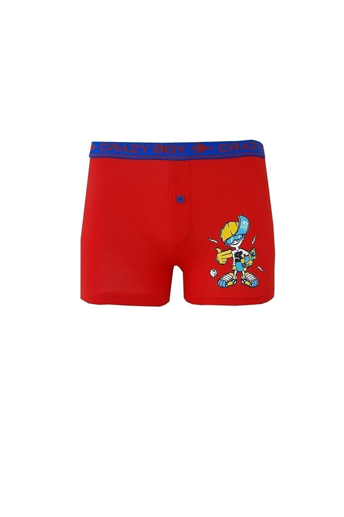 Erkek Çocuk Renkli Elastan Baskılı Boxer 6'lı Erkek Çocuk Renkli Elastan Baskılı Boxer 6'lı
