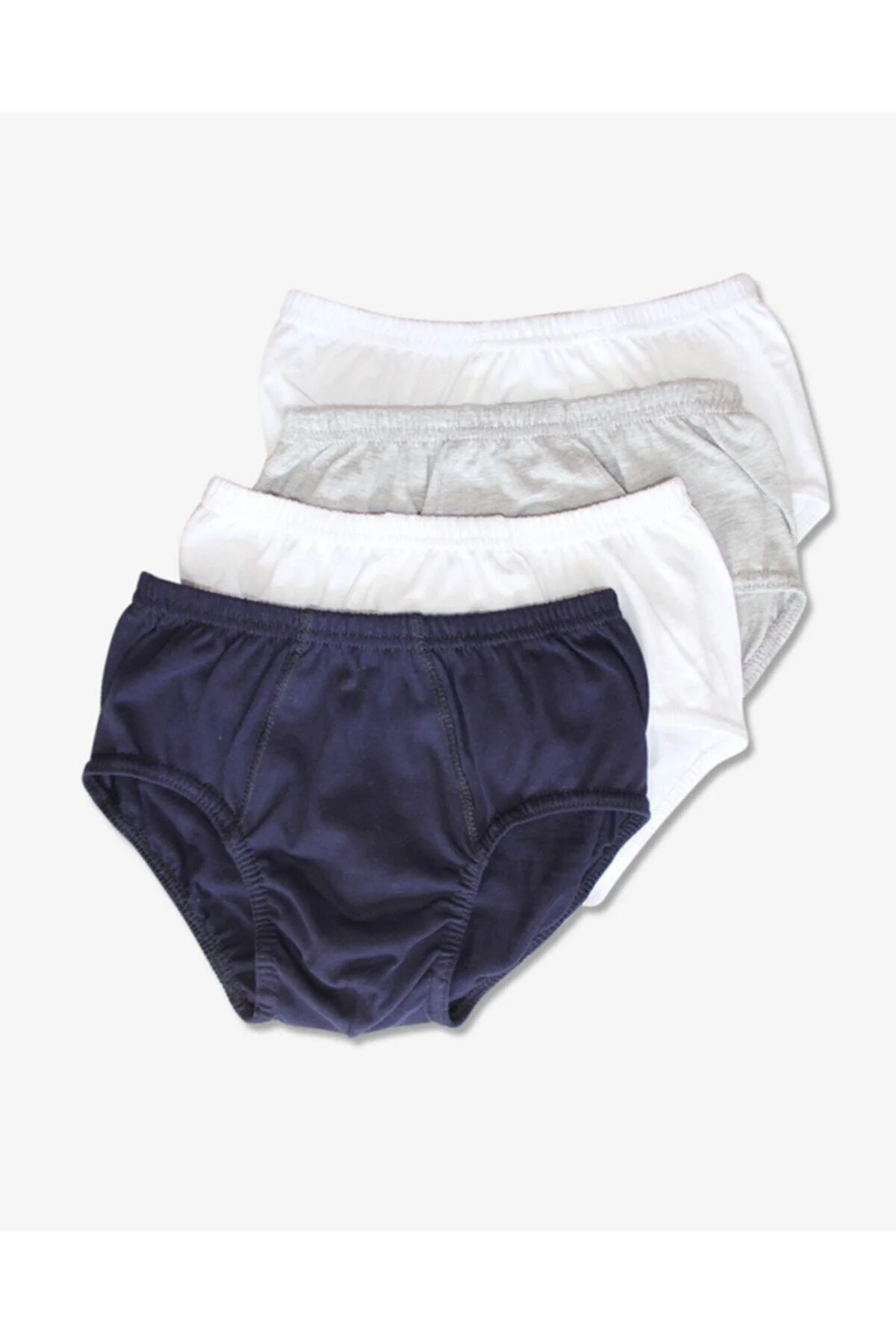 Erkek Çocuk Renkli Pamuklu Slip Külot 4 Lü H-3150