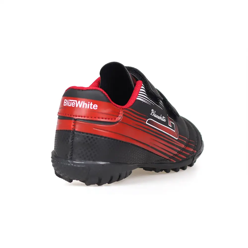 Erkek Çocuk Siyah Kırmızı Halı Saha Ayakkabı - Bağcıklı, Rahat Ko Erkek Çocuk Siyah Kırmızı Halı Saha Ayakkabı - Bağcıklı, Rahat Ko