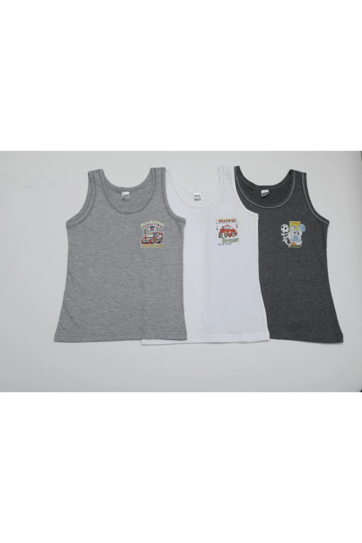 Erkek Çocuk Süprem Atlet Set 3'lü