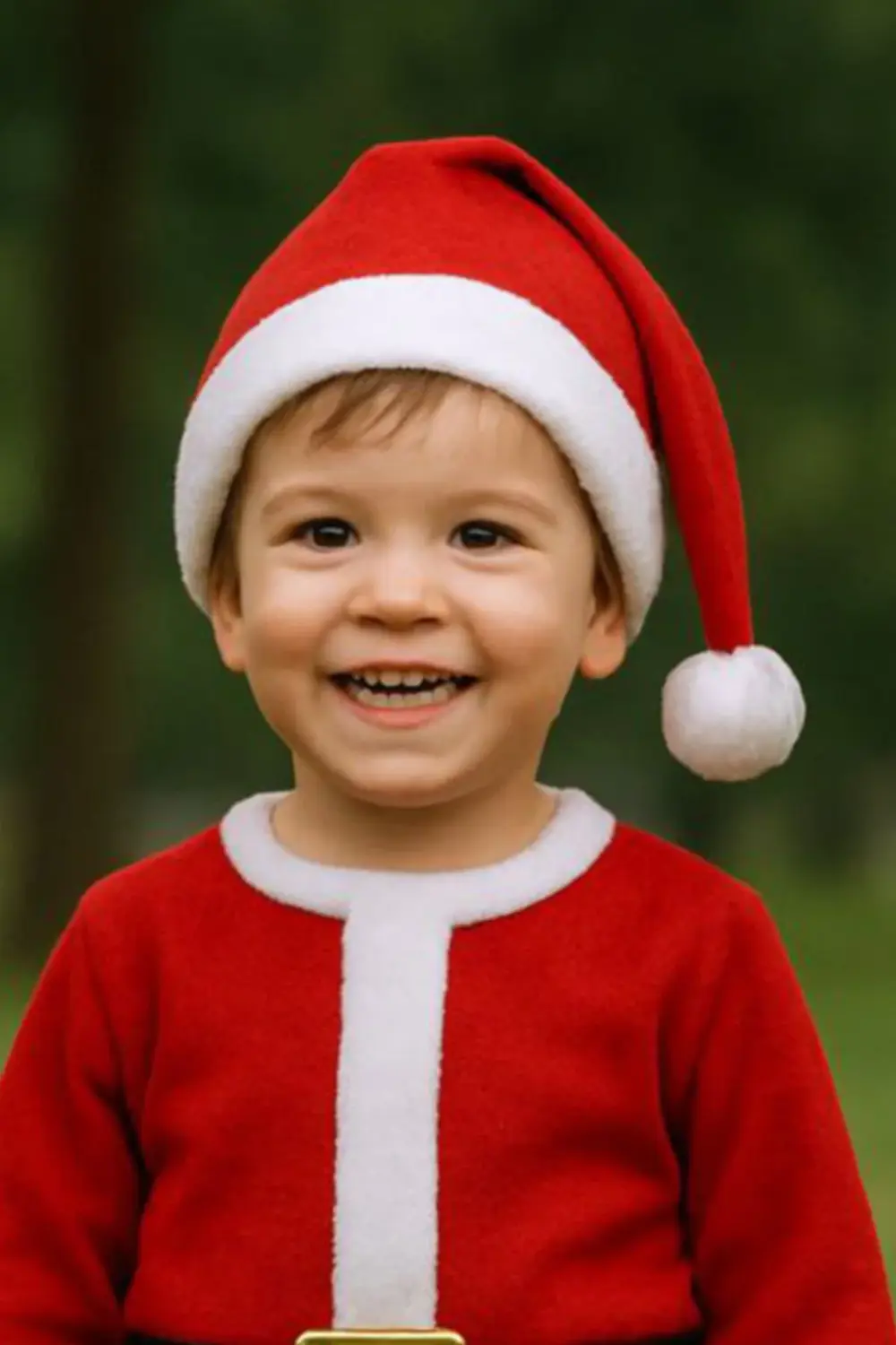 Parti Kırtasiye Erkek Çocuk Yumuşak Pelüş Kenarlı Kırmızı Beyaz Yılbaşı Temalı No