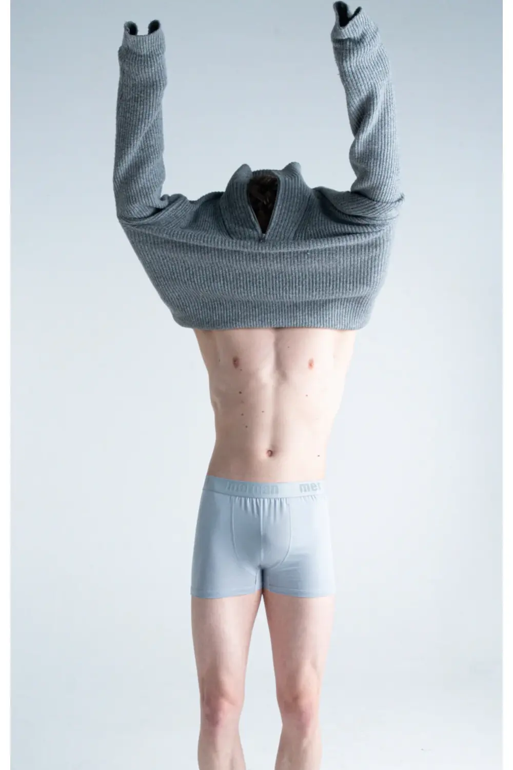 Erkek Çok Renkli 3'lü Likralı Pamuklu Boxer (BEYAZ GRİ UZAY)