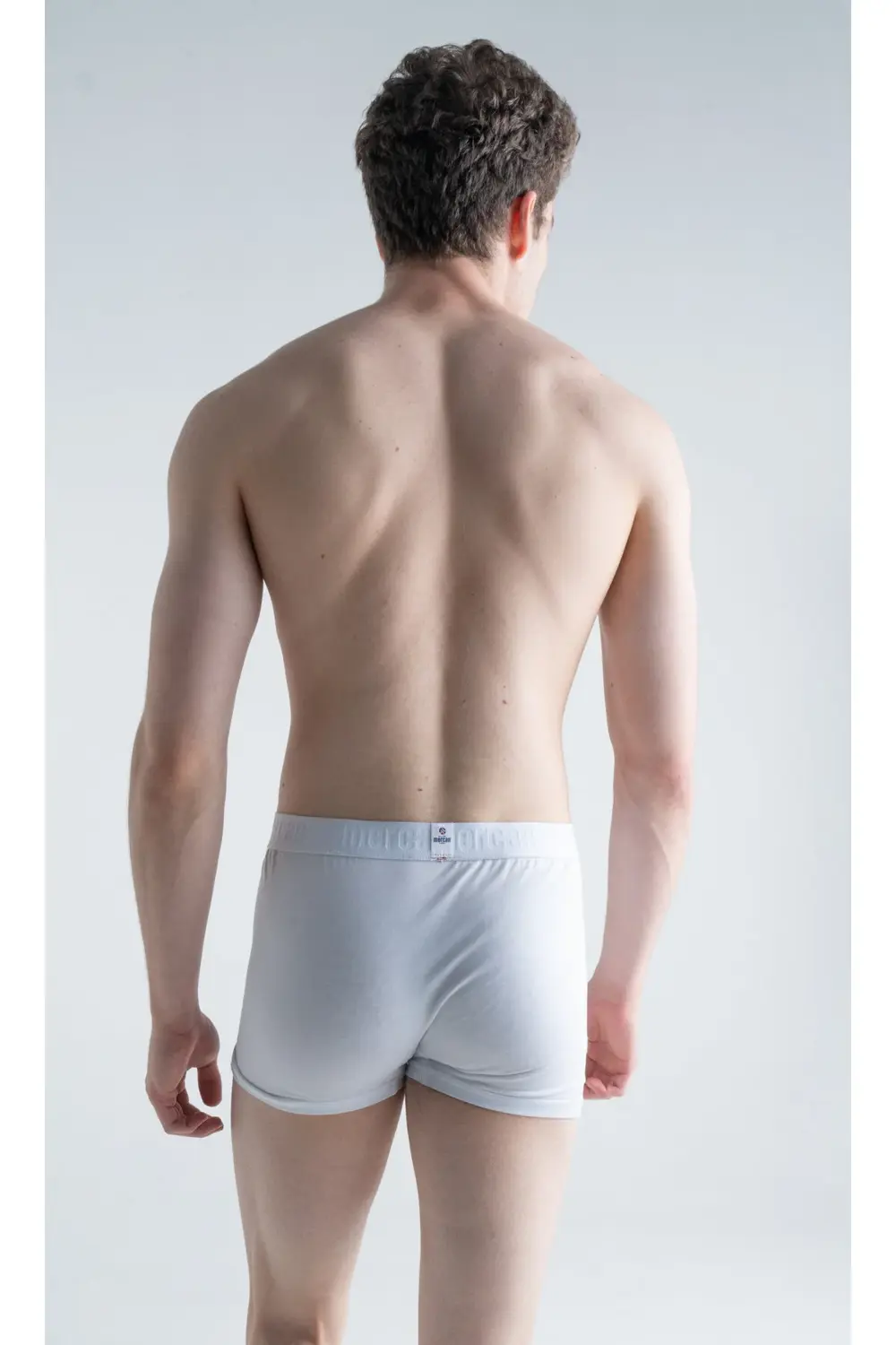 Erkek Çok Renkli 3'lü Likralı Pamuklu Boxer (LACİVERT BEYAZ KARMA