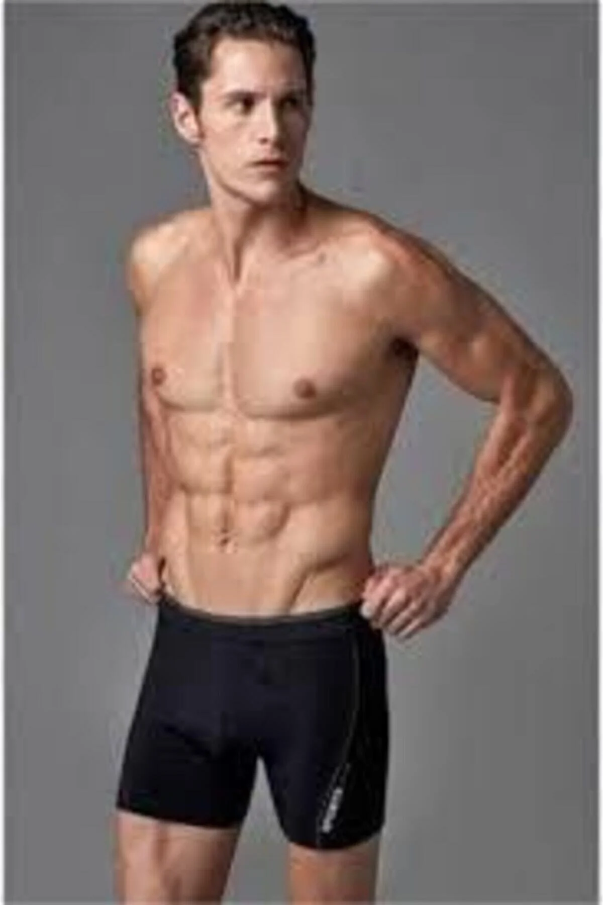 Erkek Compact-cotton Uzun Boxer Siyah
