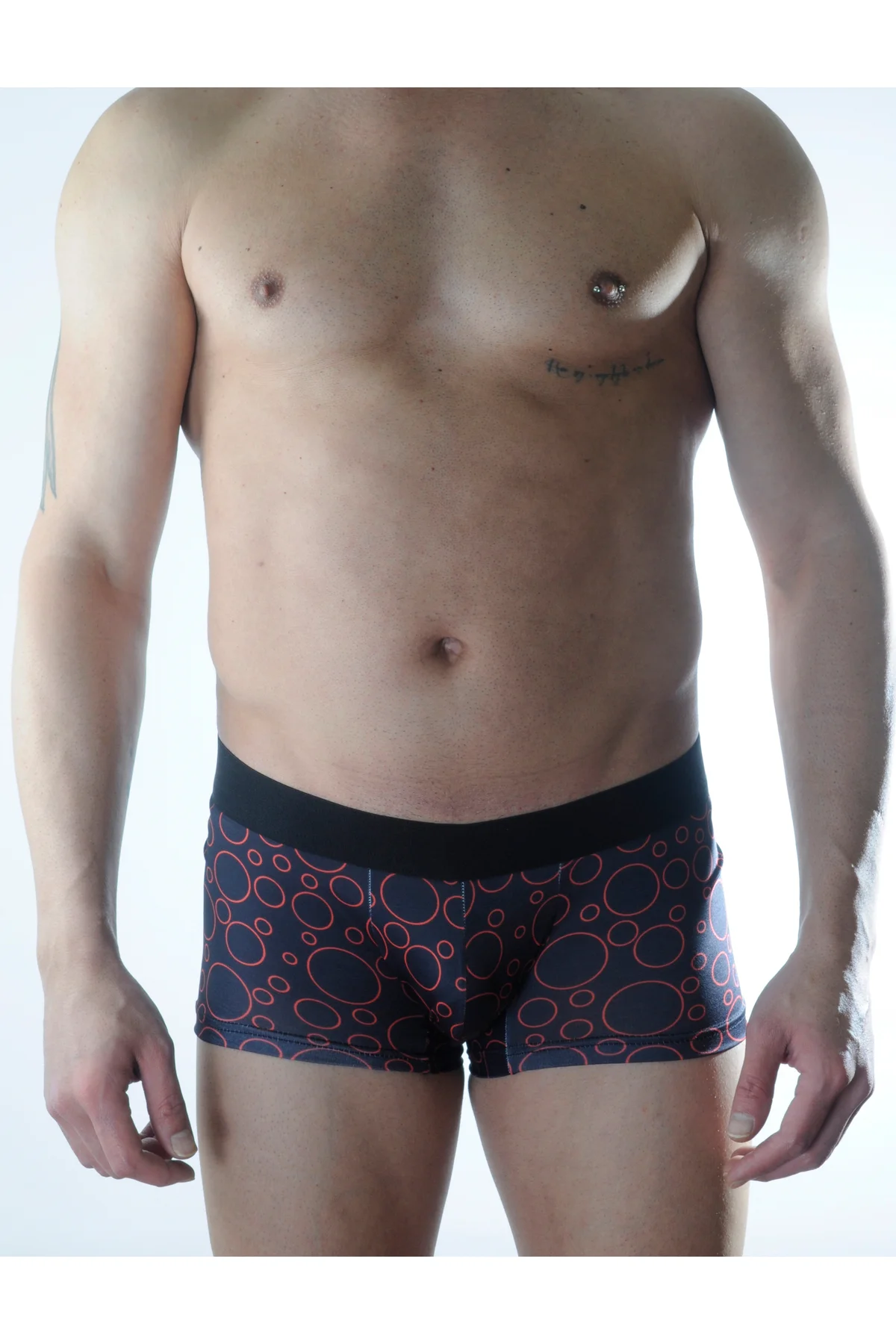 Erkek Daire Desenli Boxer İç Giyim(CB301104)