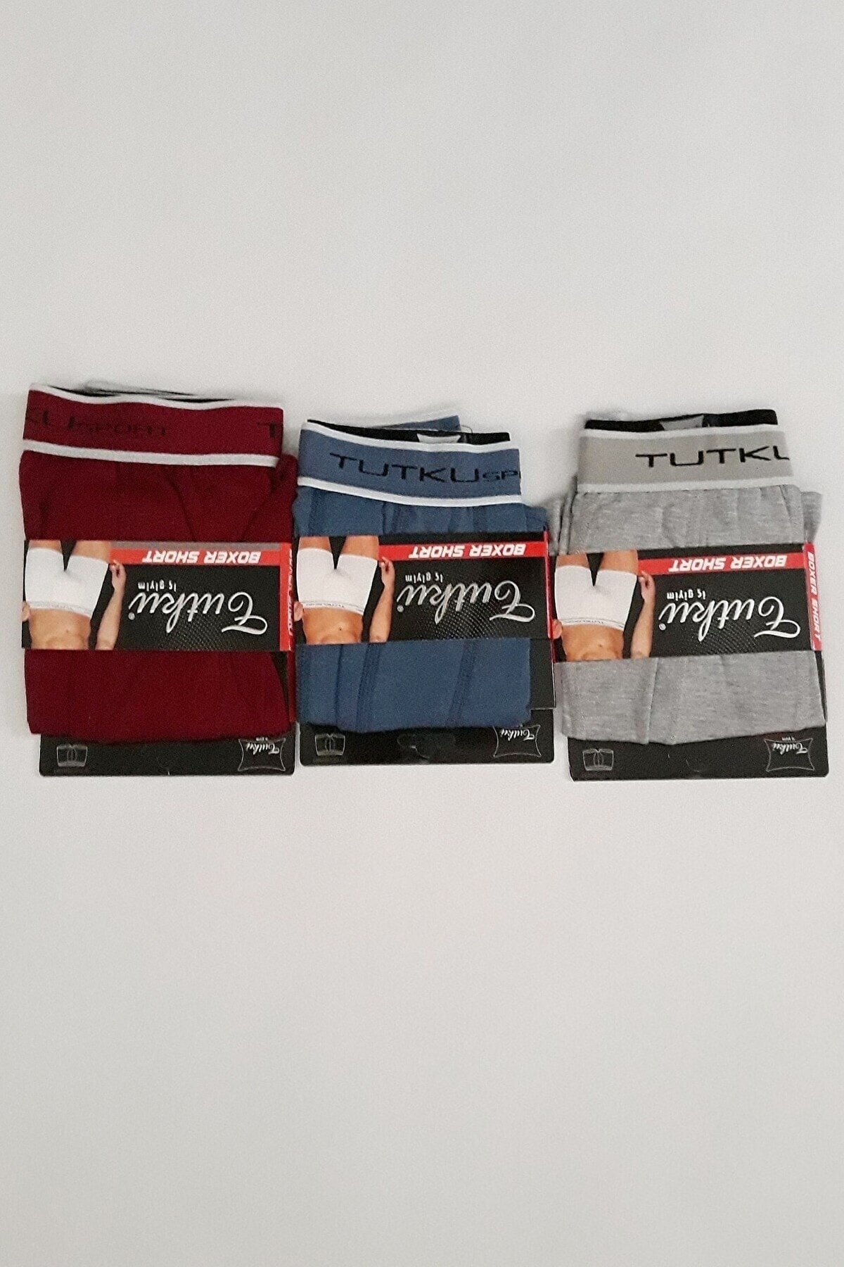 Erkek Desenli Boxer 12'lı Karışık Renk Desenli