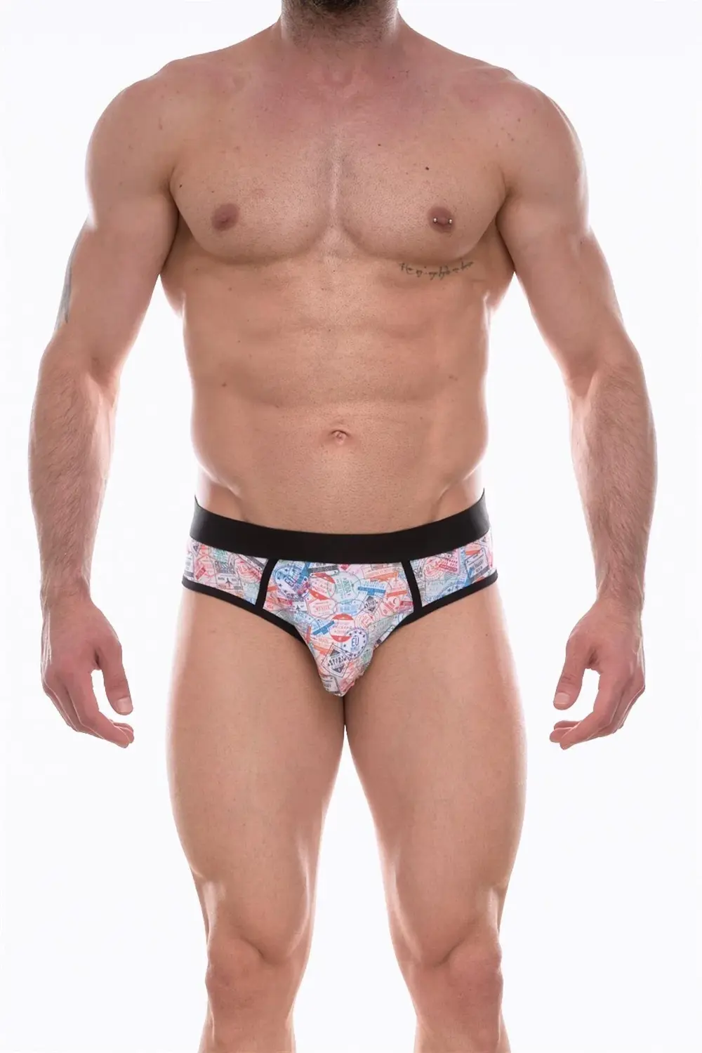 Erkek Desenli Jockstrap Çamaşır