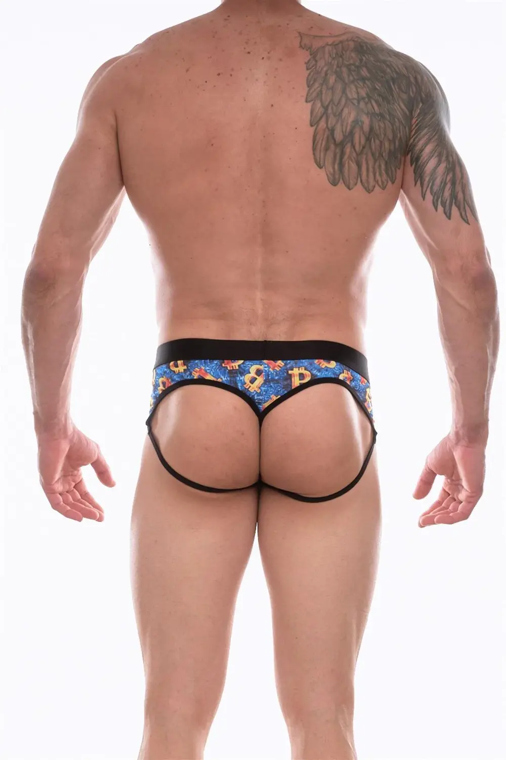 Erkek Desenli Jockstrap Çamaşır