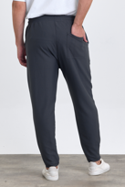 Erkek Desenli Pamuklu Arka Cepli Beli Lastikli ve İpli Jogger Pan