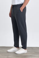 Erkek Desenli Pamuklu Arka Cepli Beli Lastikli ve İpli Jogger Pan