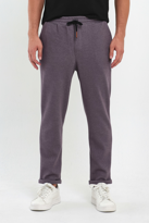 Erkek Desenli Pamuklu Duble Paça Arka Cepli Beli Lastikli ve İpli