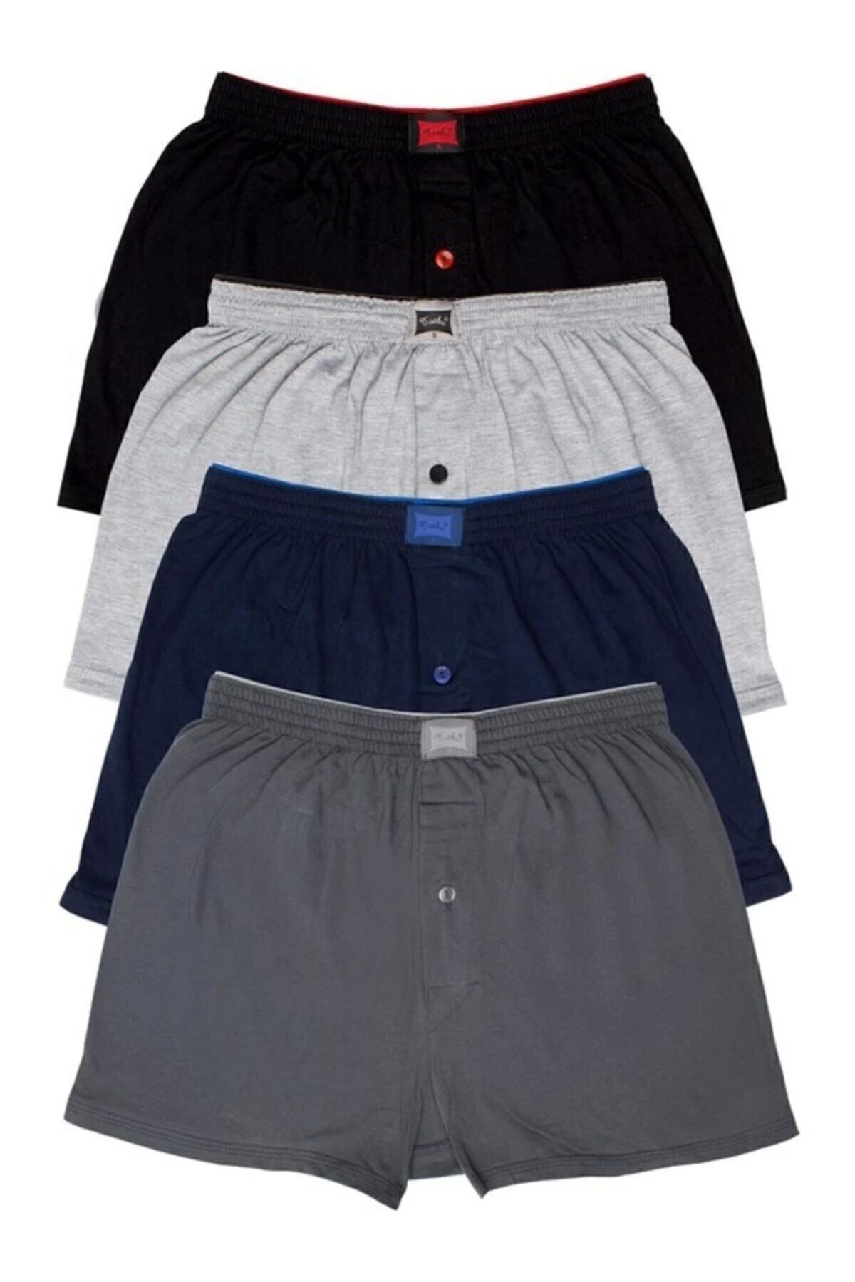ERKEK DÜZ PENYE BOXER 6 Adet
