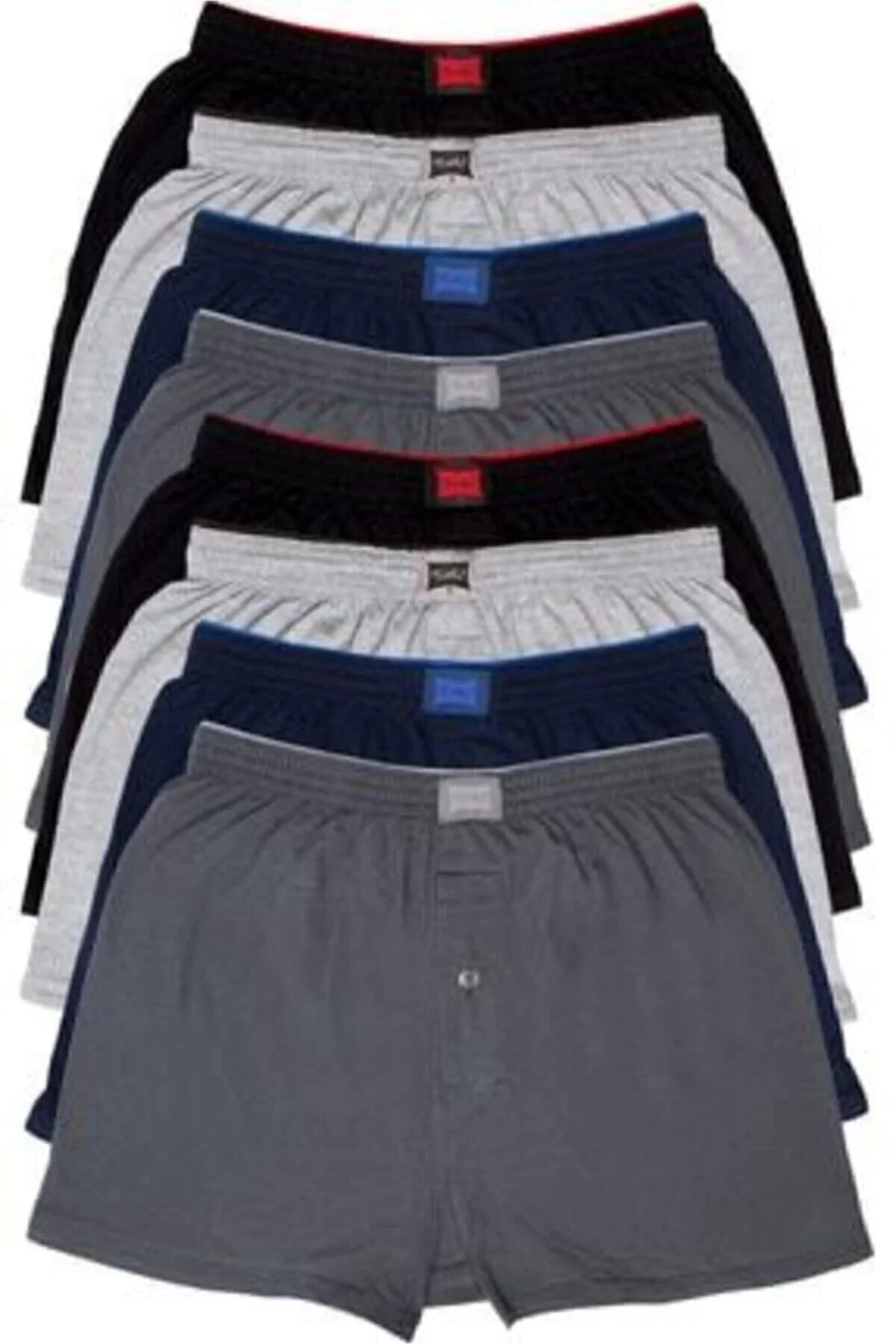 ERKEK DÜZ PENYE BOXER 6 Adet