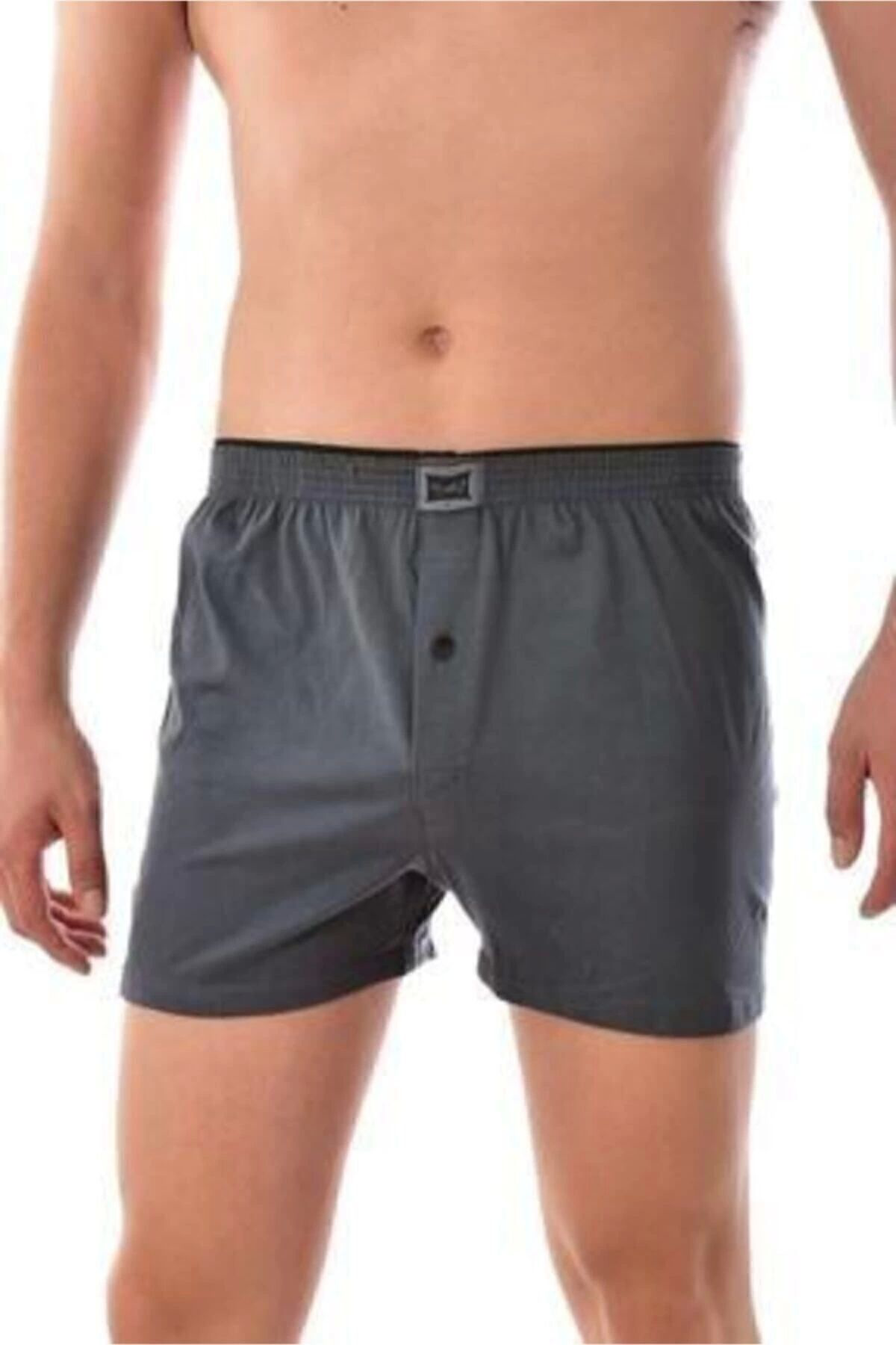 ERKEK DÜZ PENYE BOXER 6 Adet