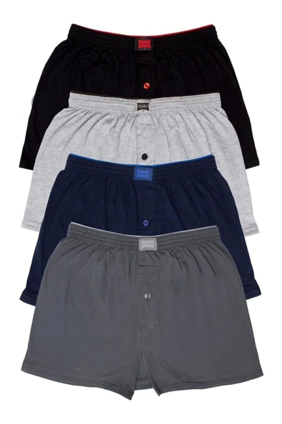 ERKEK DÜZ PENYE BOXER 6 Adet