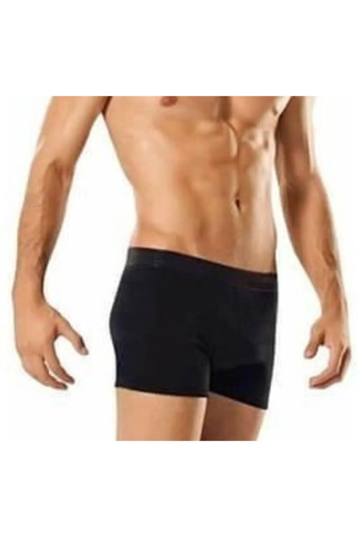 Erkek Elastan Boxer Siyah 3 Lü Paket