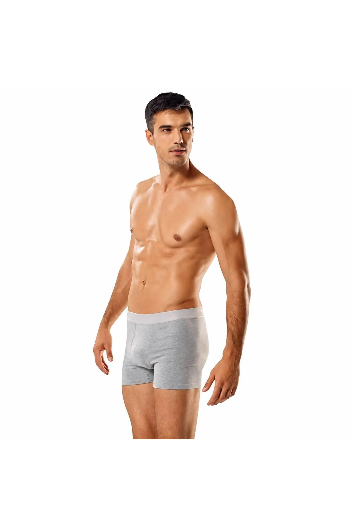 Erkek Elastan Likralı Boxer 12'Li