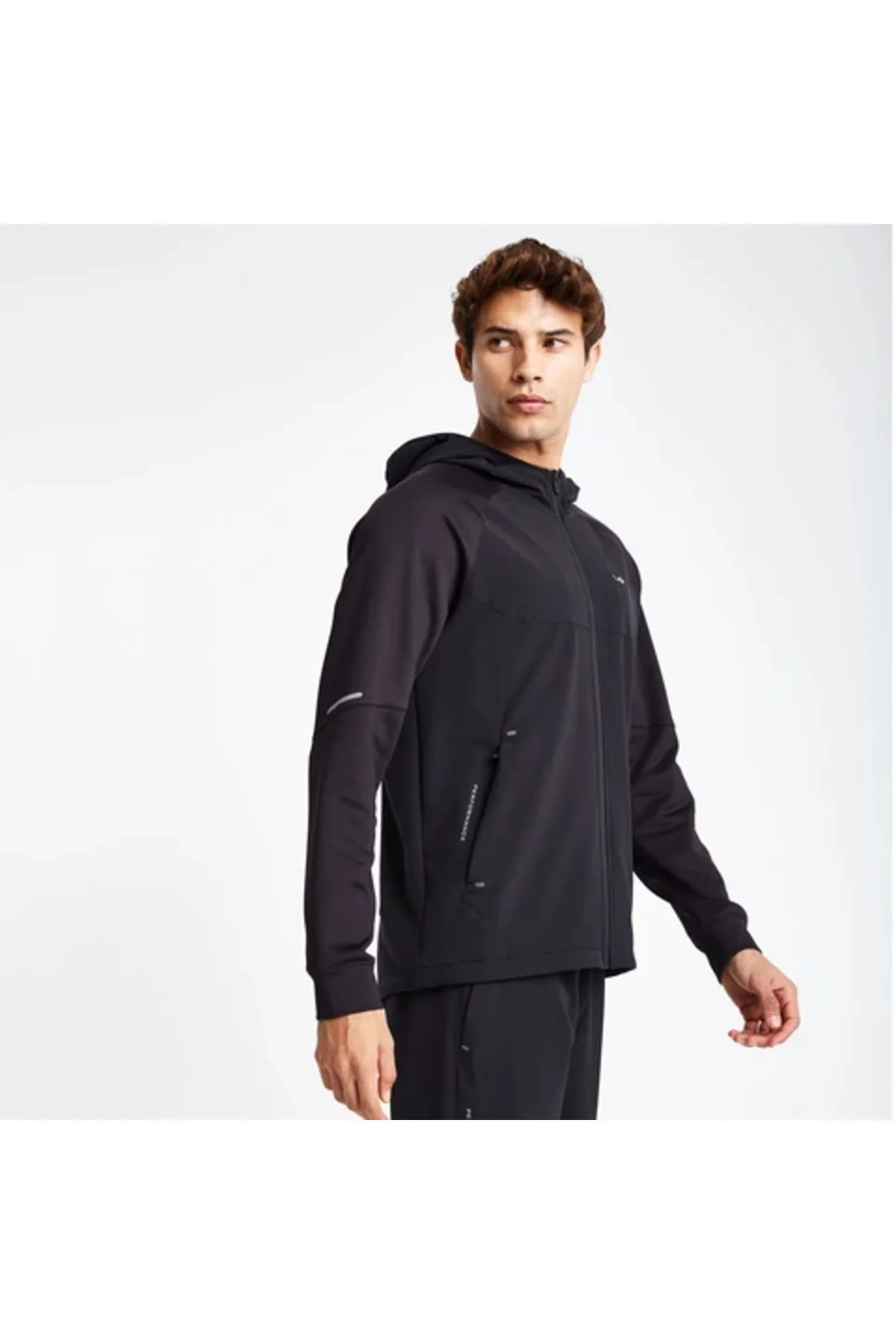 Erkek Fermuarlı Kapüşonlu Sweatshirt 24N-1115 24NTES001115