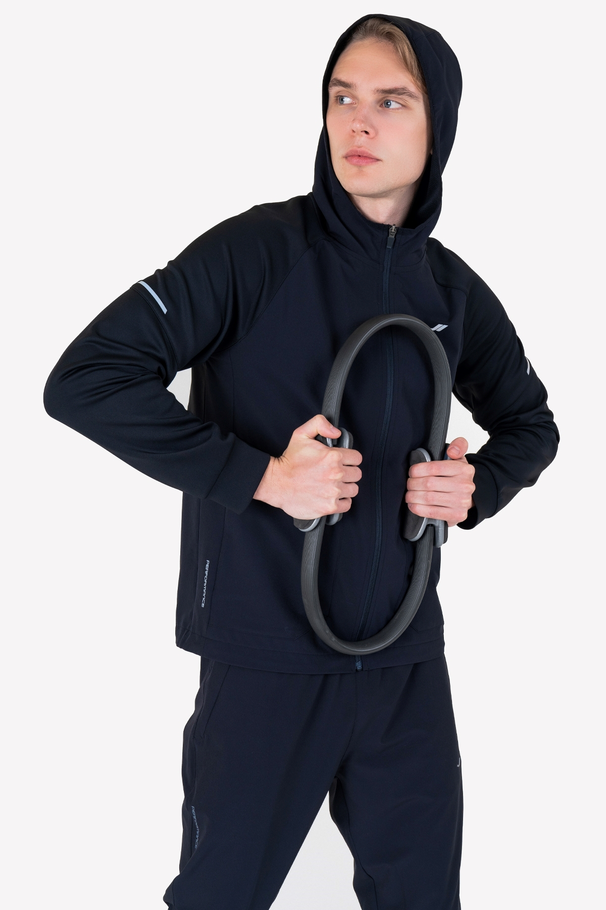 Lescon Erkek Fermuarlı Kapüşonlu Sweatshirt 23N-1115