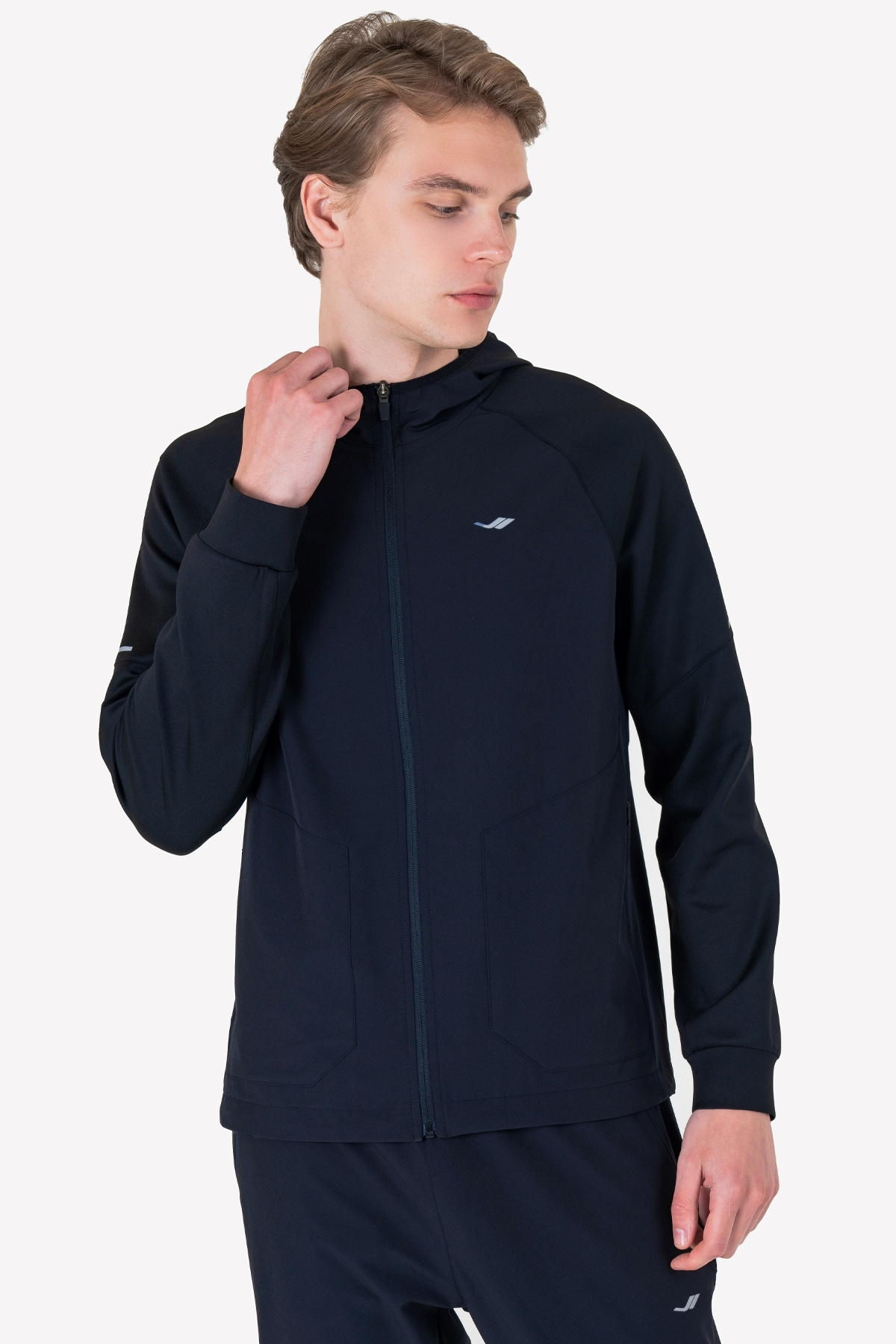 Lescon Erkek Fermuarlı Kapüşonlu Sweatshirt 23N-1115