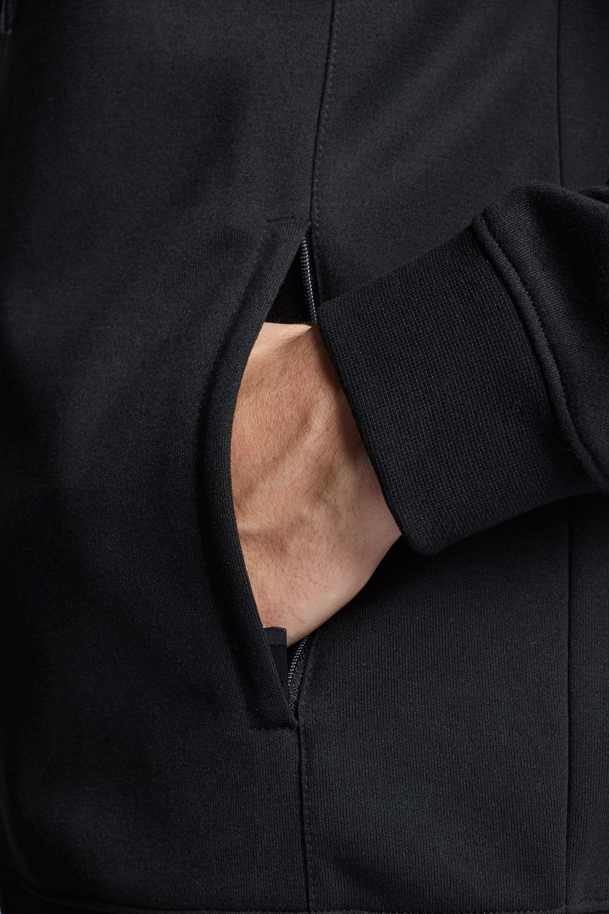 Erkek Fermuarlı Kapüşonlu Sweatshirt 22s-1241-22n