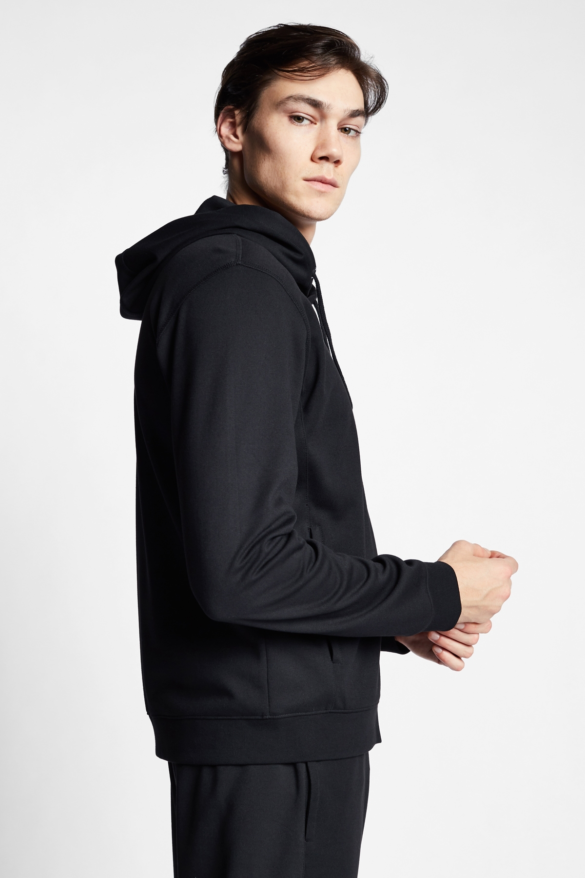 Erkek Fermuarlı Kapüşonlu Sweatshirt 22s-1241-22n