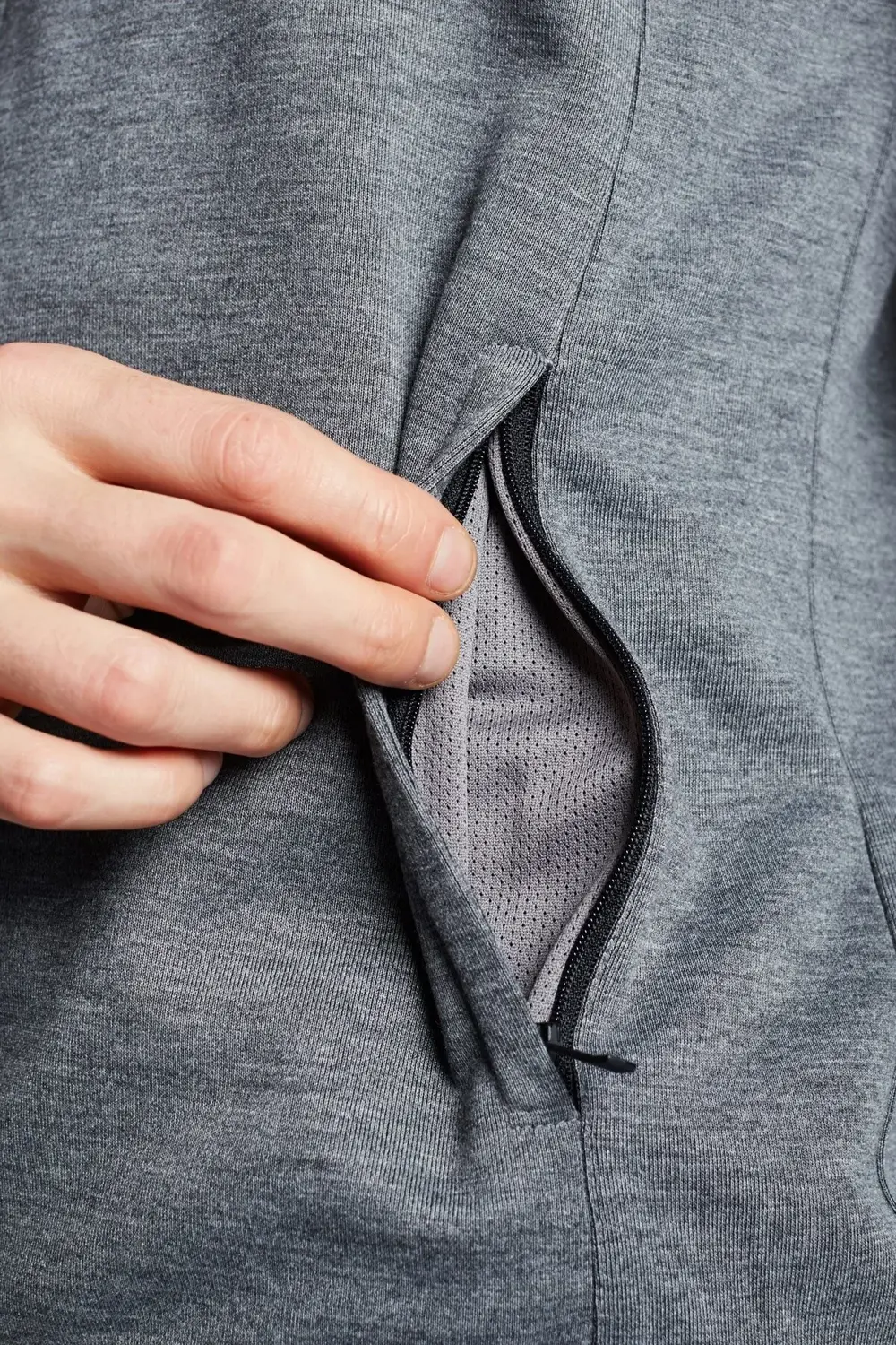 Erkek Fermuarlı Kapüşonlu Sweatshirt 22s-1241-22n