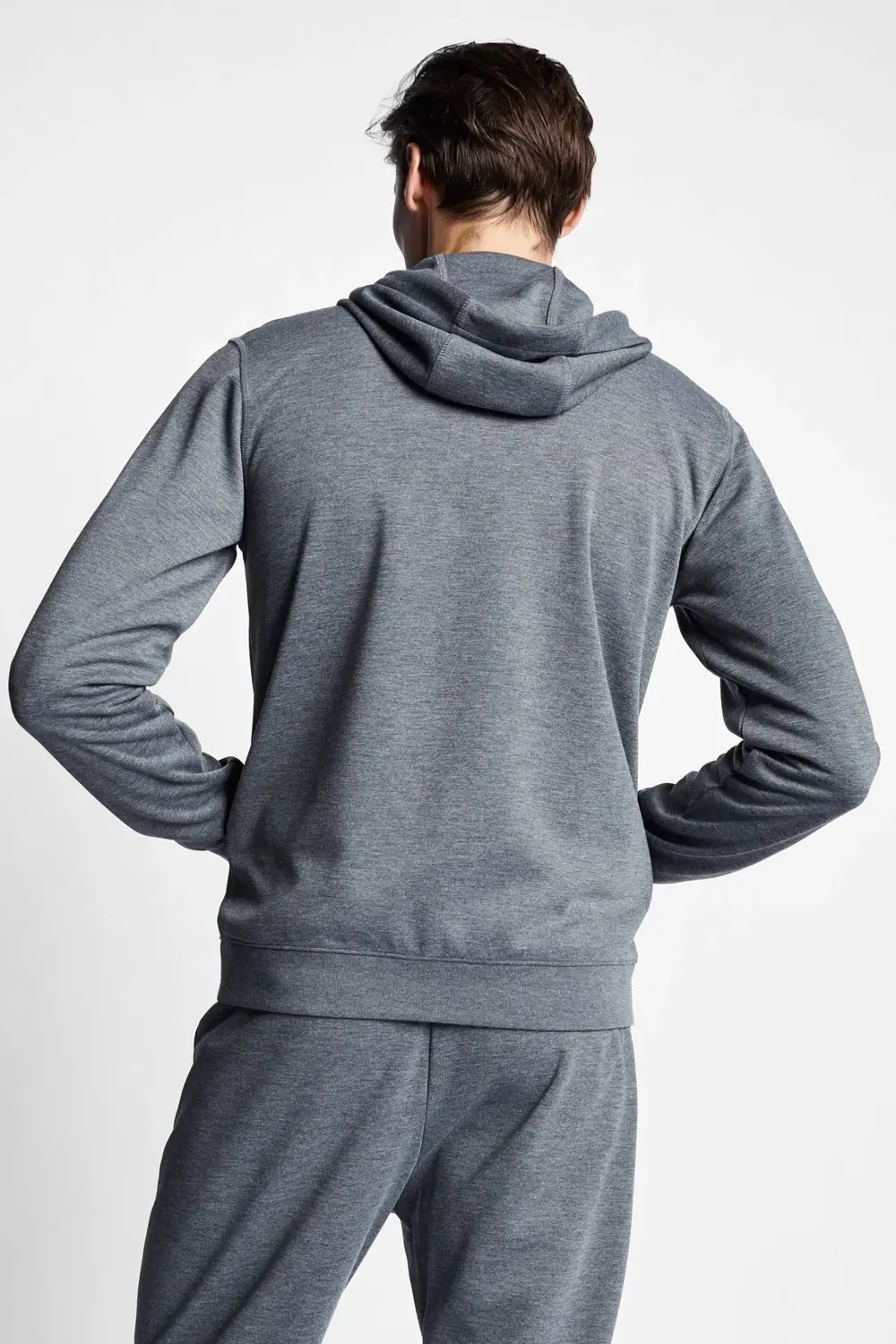 Erkek Fermuarlı Kapüşonlu Sweatshirt 22s-1241-22n