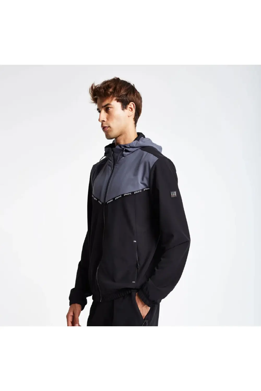 Erkek Fermuarlı Kapüşonlu Sweatshirt 24N-1102 24NTES001102