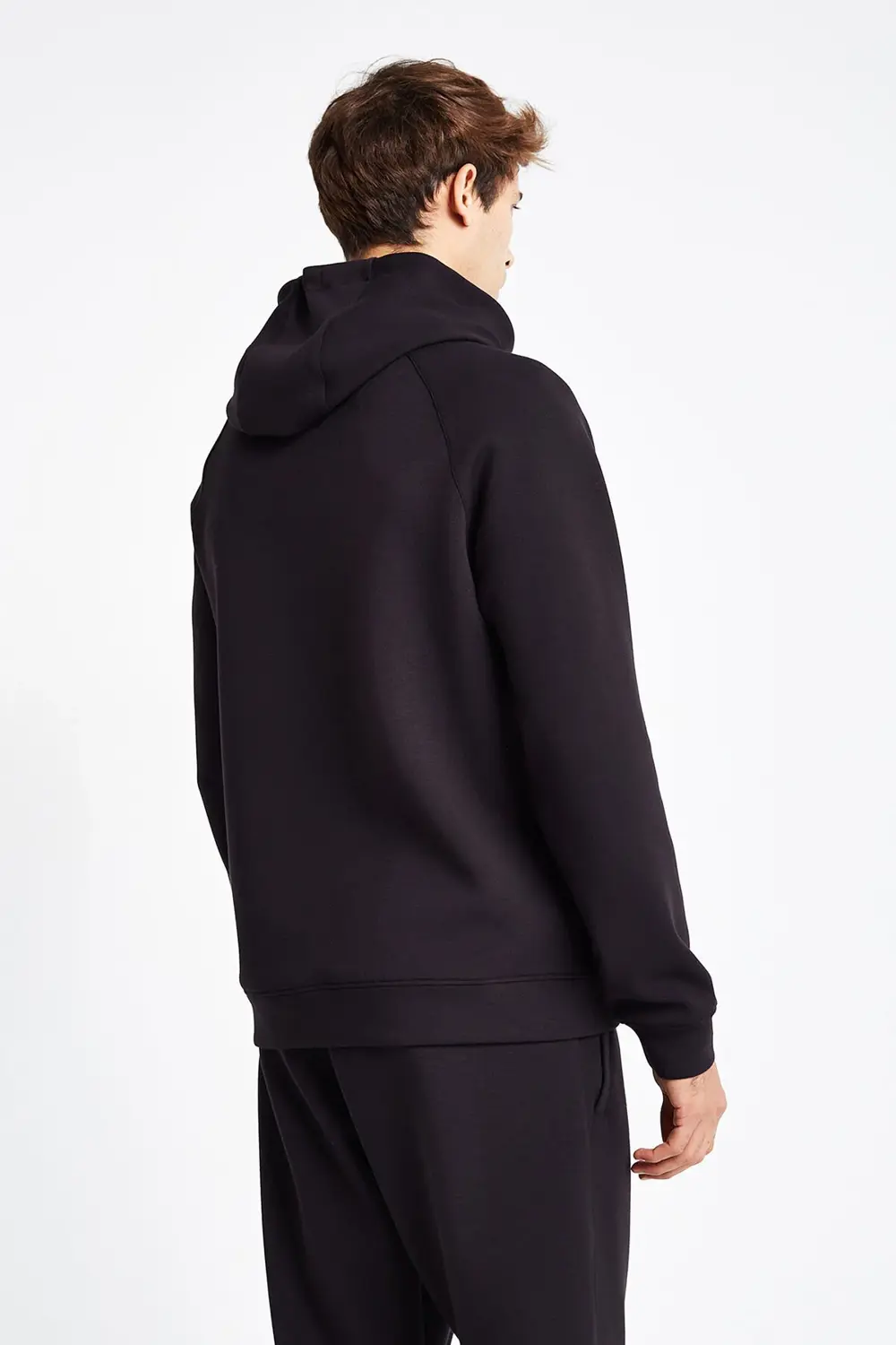 Erkek Fermuarlı Kapüşonlu Sweatshirt 24N-1121